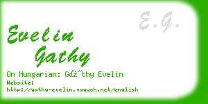 evelin gathy business card